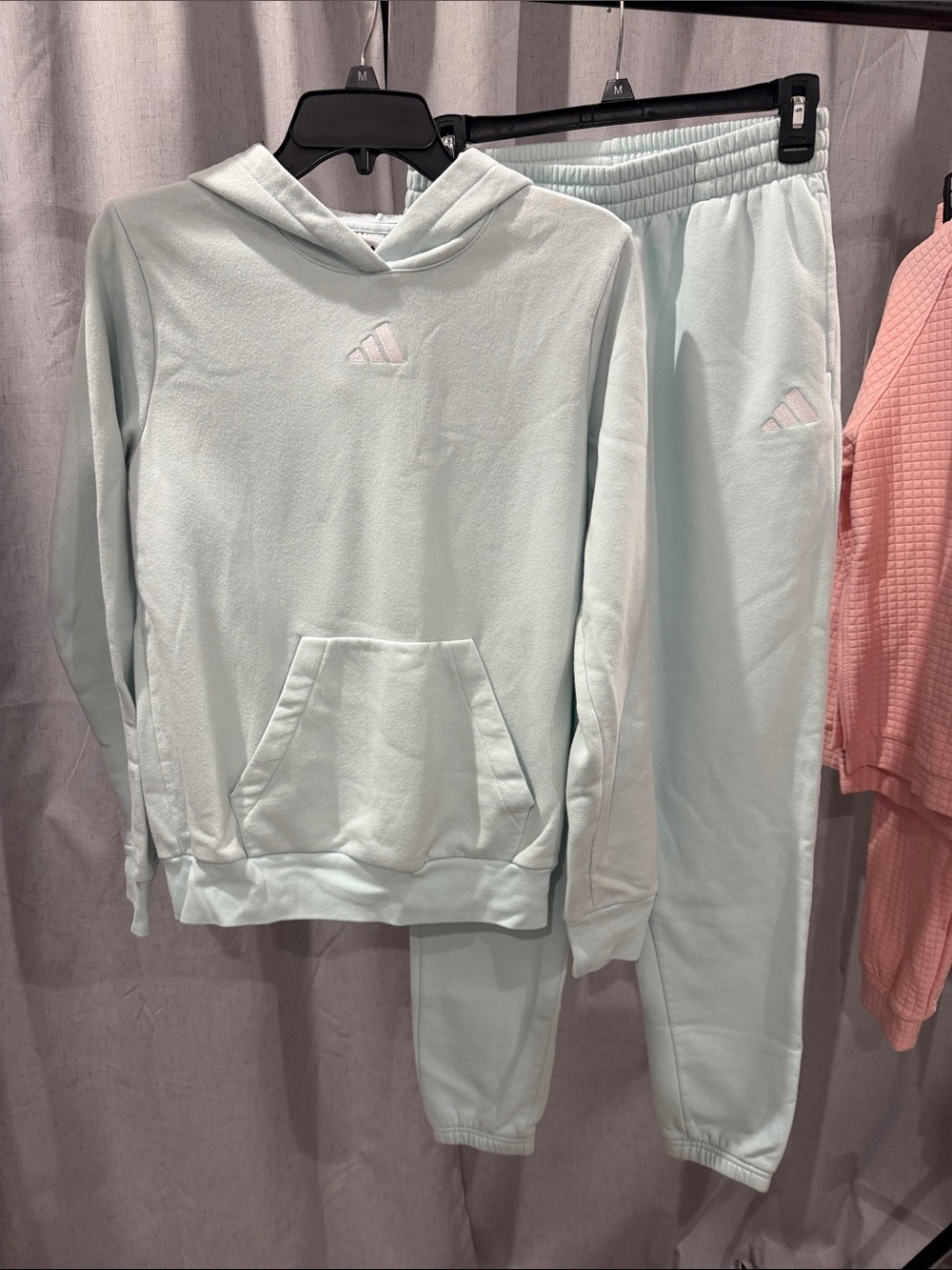 adidas Mint Green Hoodie and Joggers Set